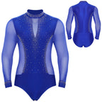 Men’s Dance Bodysuit | Long-Sleeve Stretch