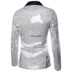 Men's Sequin Blazer | One Button | Stage