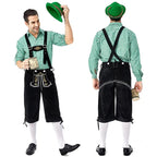 Men's Lederhosen Costume | Shirt, Suspender Shorts & Hat