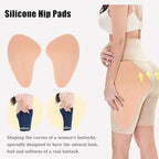 Silicone Hip & Butt Enhancer Pads — Thickened, Washable, Self-Adhesive or No-Glue