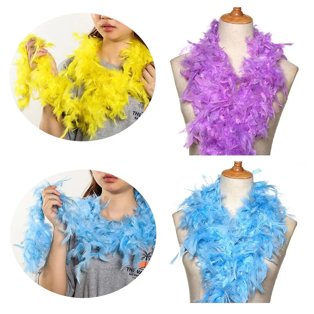 Feather Boa | 2 Meters | Fluffy | Burlesque & Costume | 9 Colors