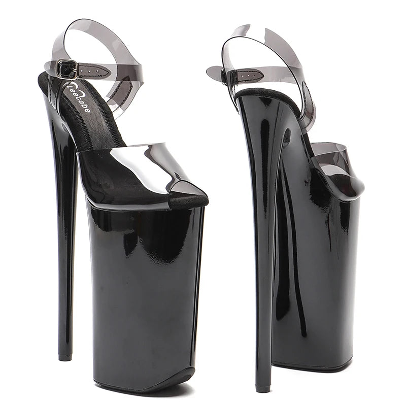 Clear Platform Sandals - 26cm Pole Dance Heels