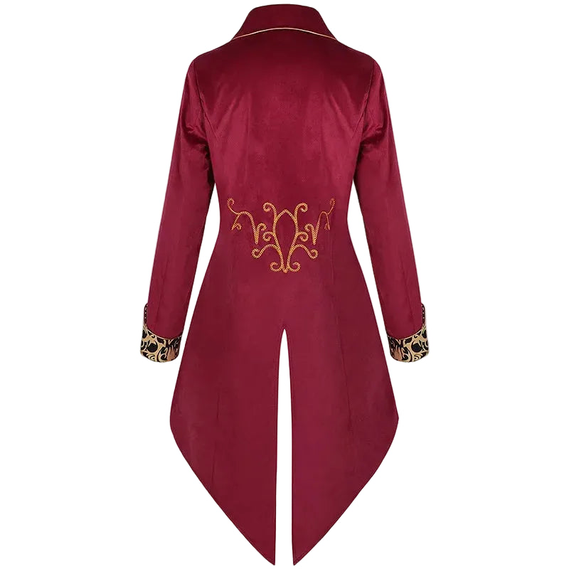 Steampunk Tailcoat | Gold Embroidery