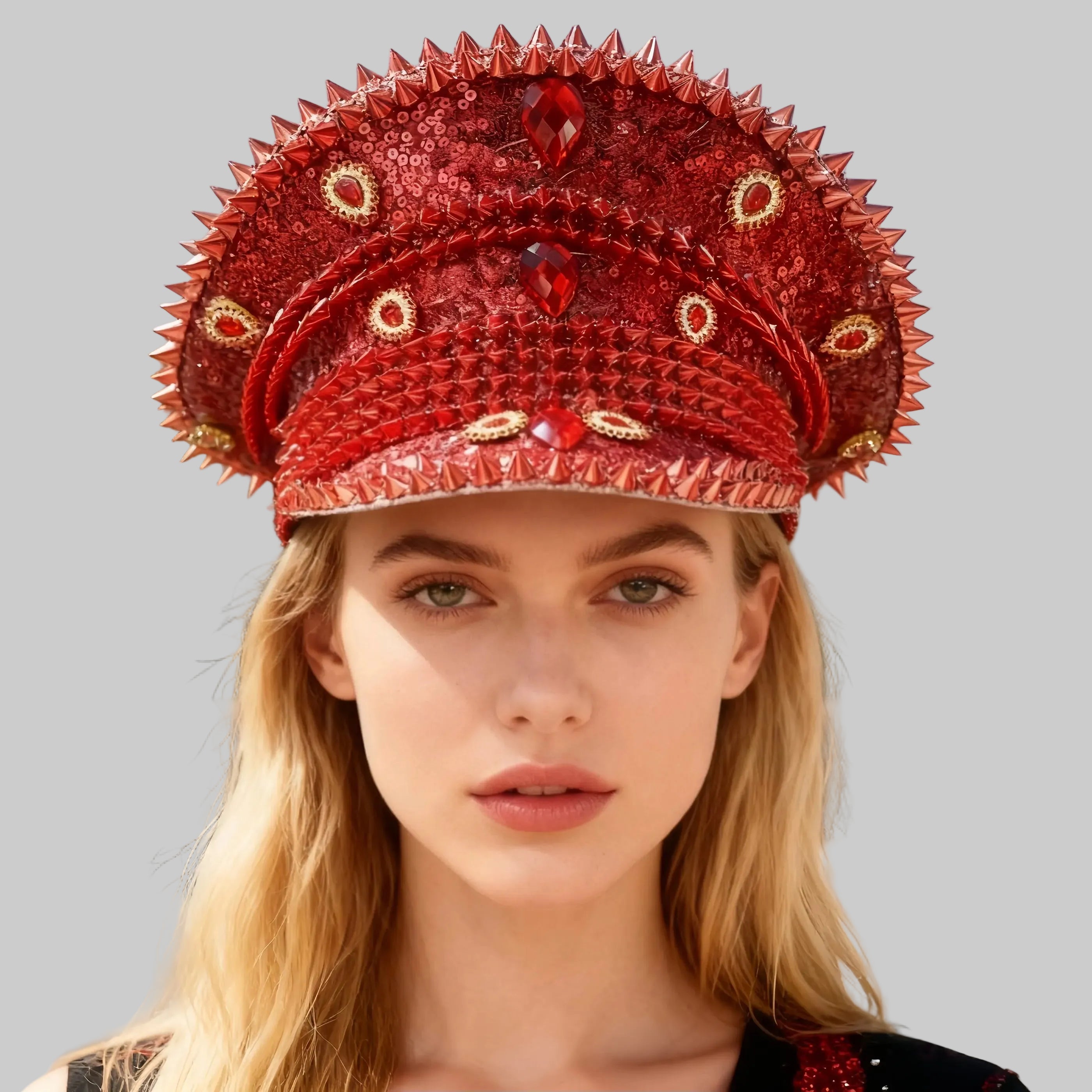 Embellished Performance Sequin Cap