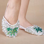 Sequin Belly Dance Toe Pads | Beaded Foot Thong