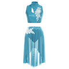 Starlight Floral Appliqué Lyrical Dance Set
