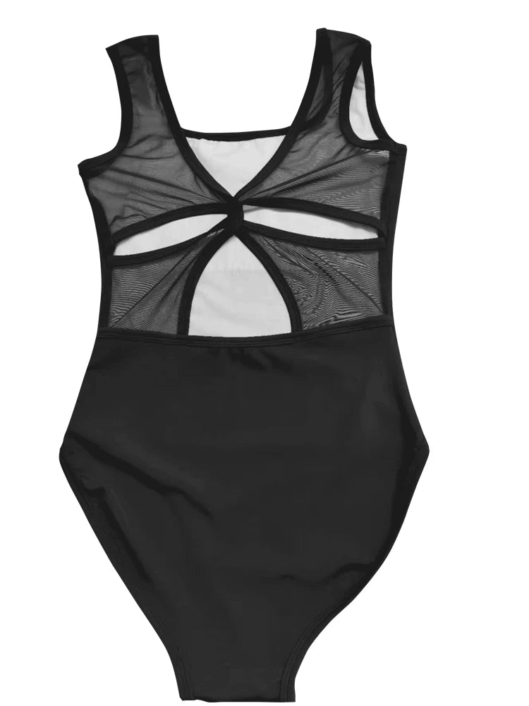 Women's Ballet Leotard | Cross-Back Cutout | Dance & Gymnastics | 4 Colors
