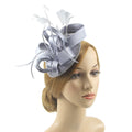Feather Pillbox Fascinator Hat | Tea Party & Derby | 15 Colors