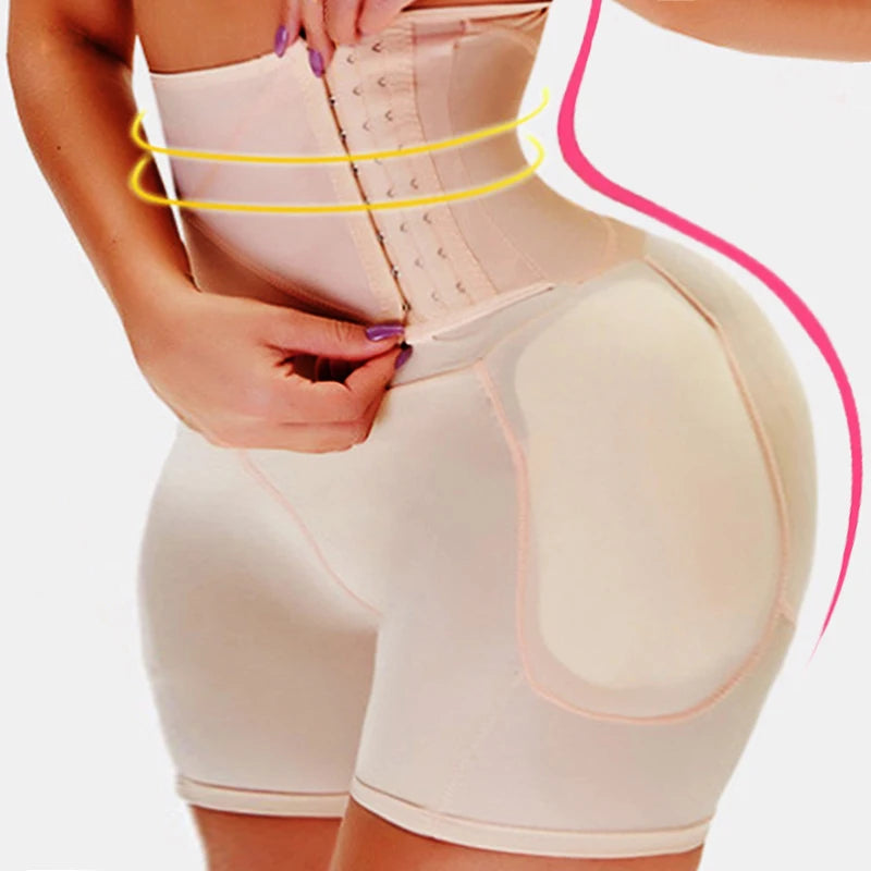 Butt & Hip Enhancer | High-Waist Padded Shorts