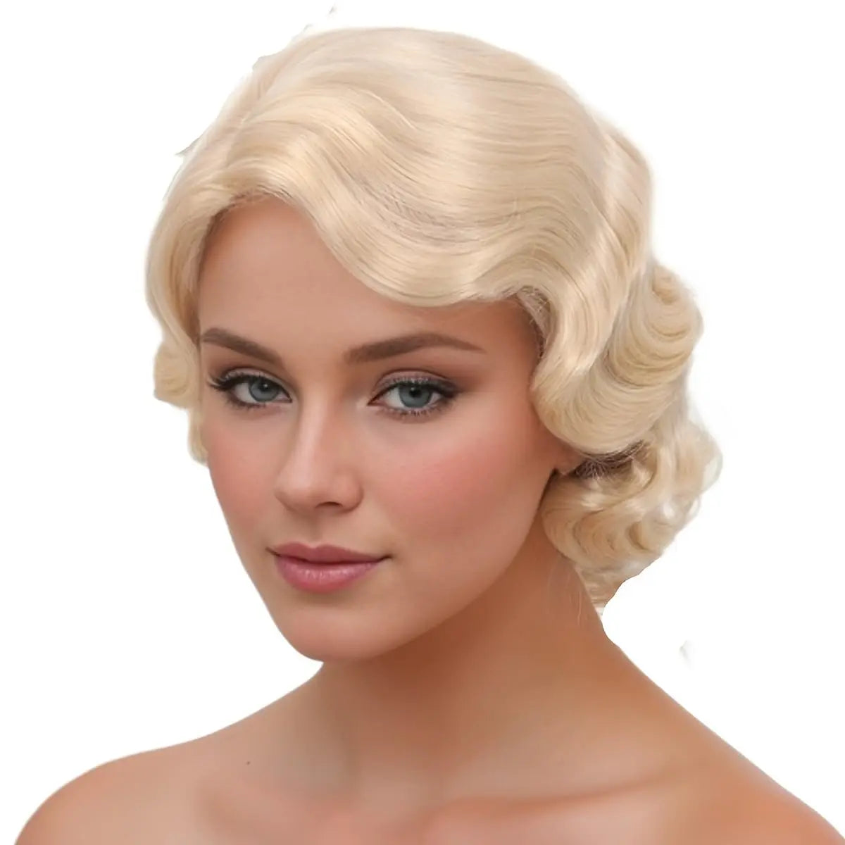 1920s Finger Wave Wig | Short Wavy | 5 Colors