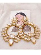Statement Drop Earrings | Champagne Gold