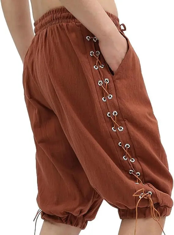 Pirate Costume Breeches | Lace-Up Detail
