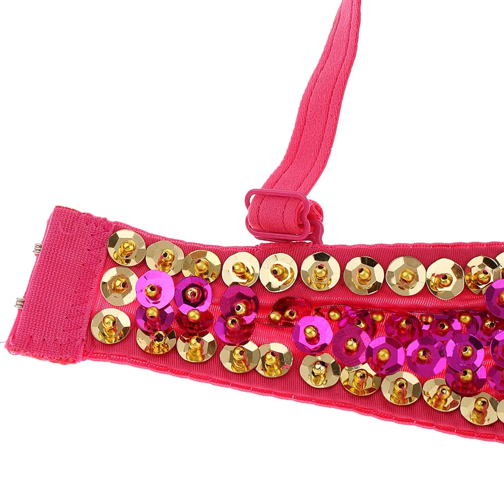 Sequin Beaded Coin Fringe Bra Top | Belly Dance & Festival | 9 Colours
