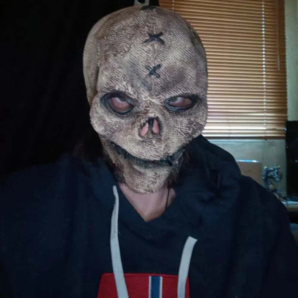 Stitched Skull Mask | Horror Detail