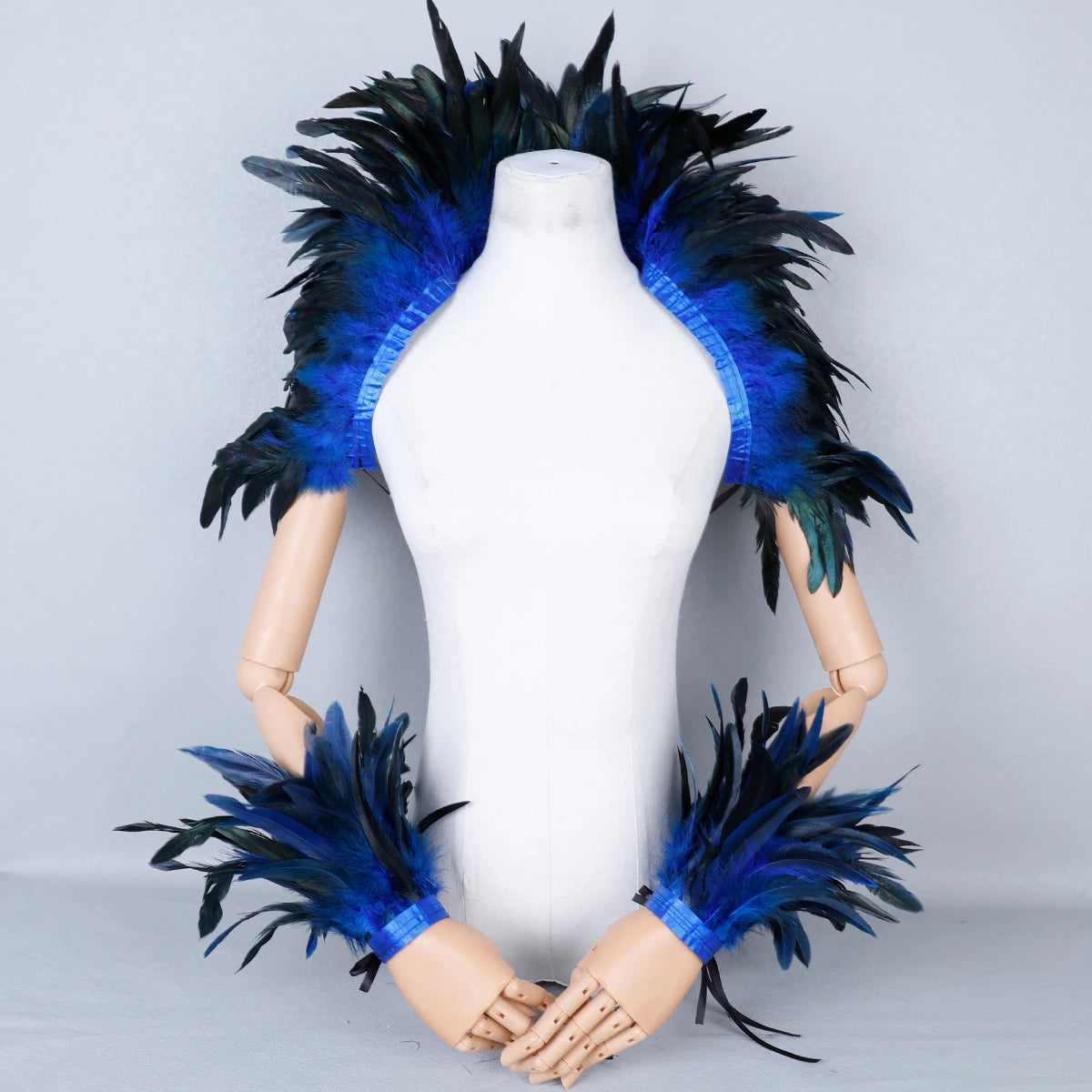 Feather Shoulder Wrap & Epaulettes | Showgirl, Drag & Festival | 28 Colours