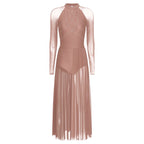 Lyrical Dance Dress | Flowing Split Mesh