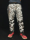 Men's Laser Mirror Jogger Pants | Reflective Metallic | Stage & Hip Hop | 5 Colors