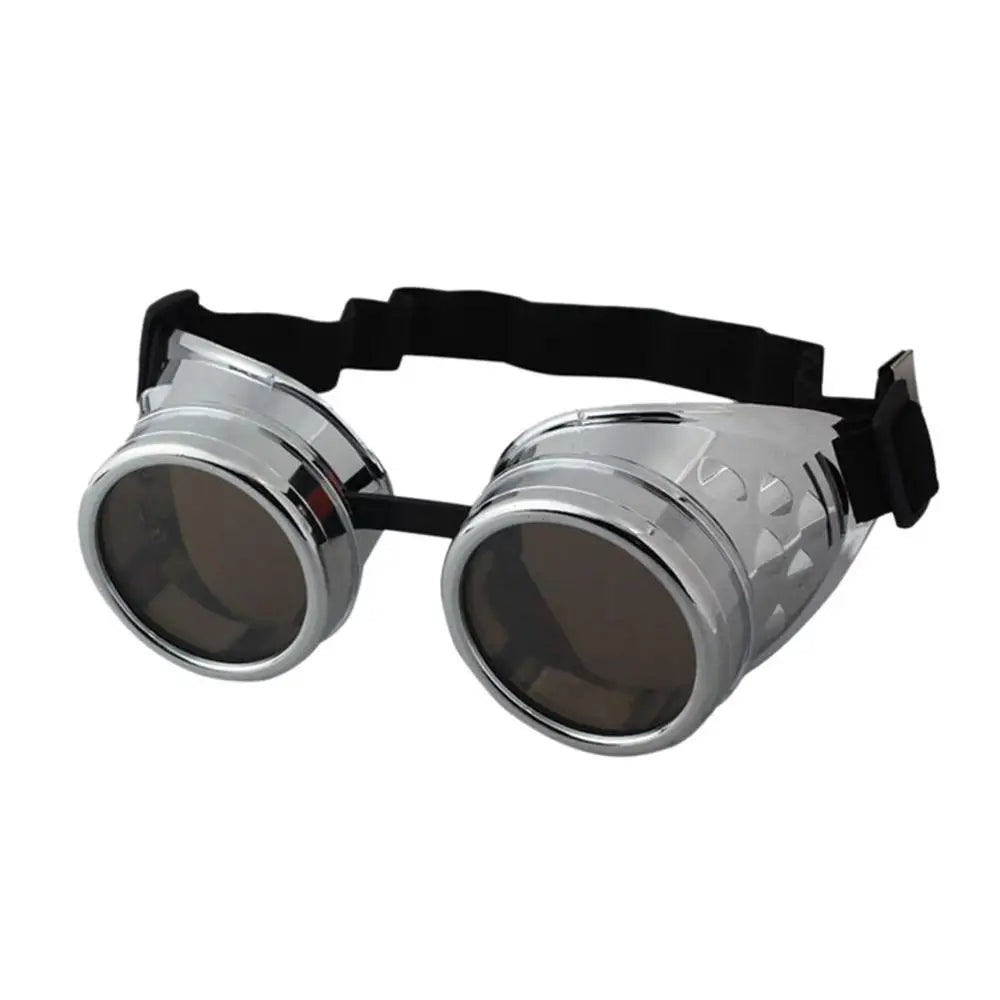 Steampunk Cyber Goggles | Vintage Welding Goggle | 4 Lens Colors