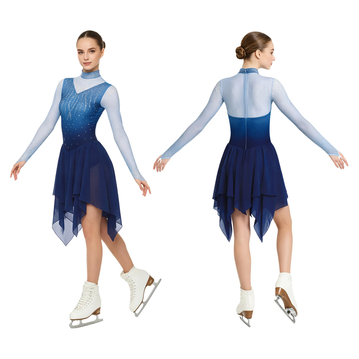 Starlight Rhinestone Dance Leotard Dress