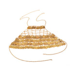 Metal Coin Tassel Bra Chain - Bohemian Body Harness Crop Top