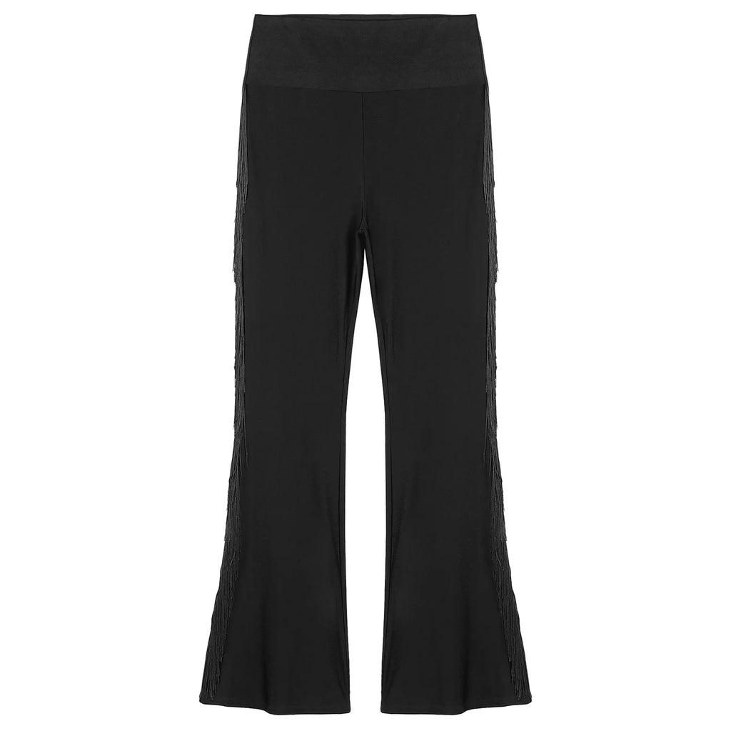 Men's Fringe Pants | High-Waist Flares