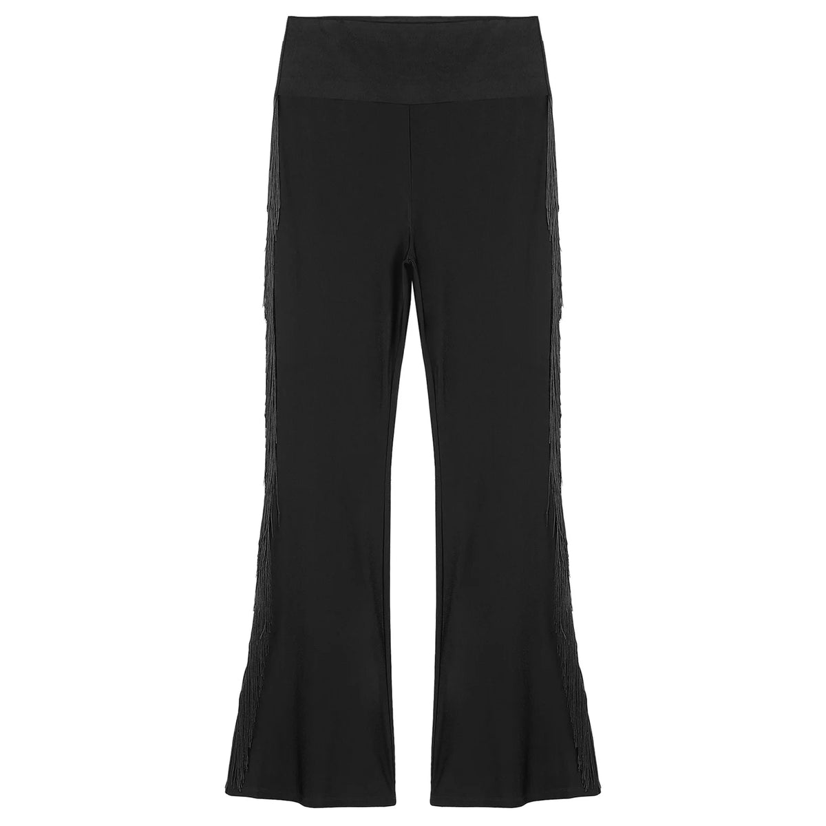 Men's Fringe Pants | High-Waist Flares