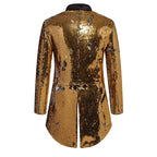 Men's Stage Tailcoat | Metallic Pattern
