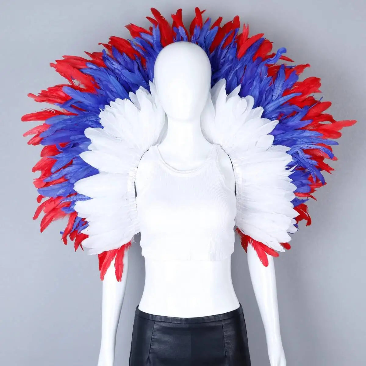 Feather Shoulder Cape | Dramatic Shrug | 13 Colors