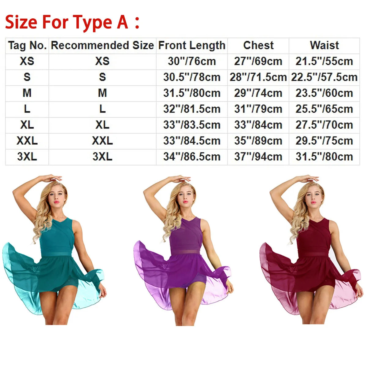 Chiffon Lyrical Dance Dress | Cut-Out Back | Front Slit Skirt