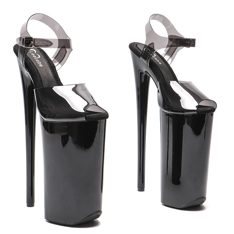 Clear Platform Sandals - 26cm Pole Dance Heels