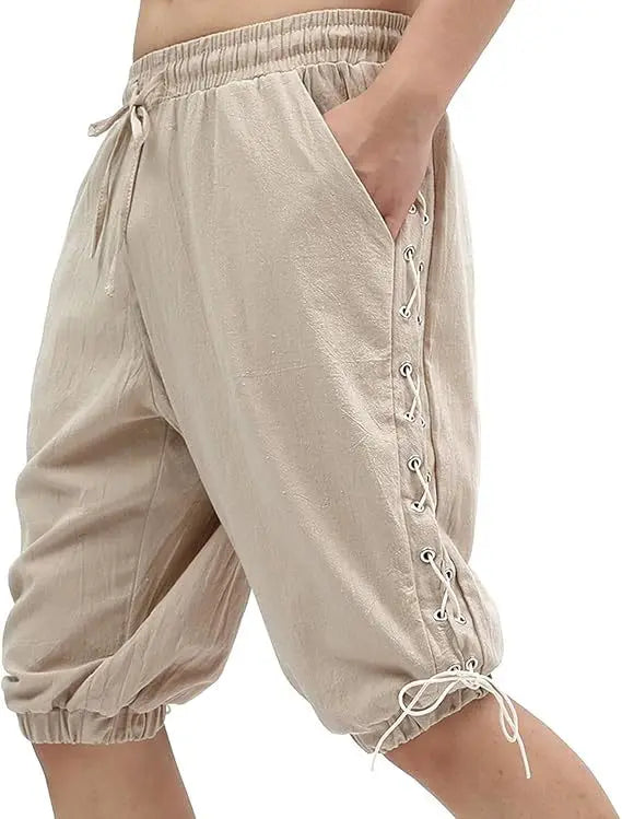 Pirate Costume Breeches | Lace-Up Detail