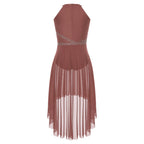 Starlight Ruched Rhinestone Lyrical Dance Dress