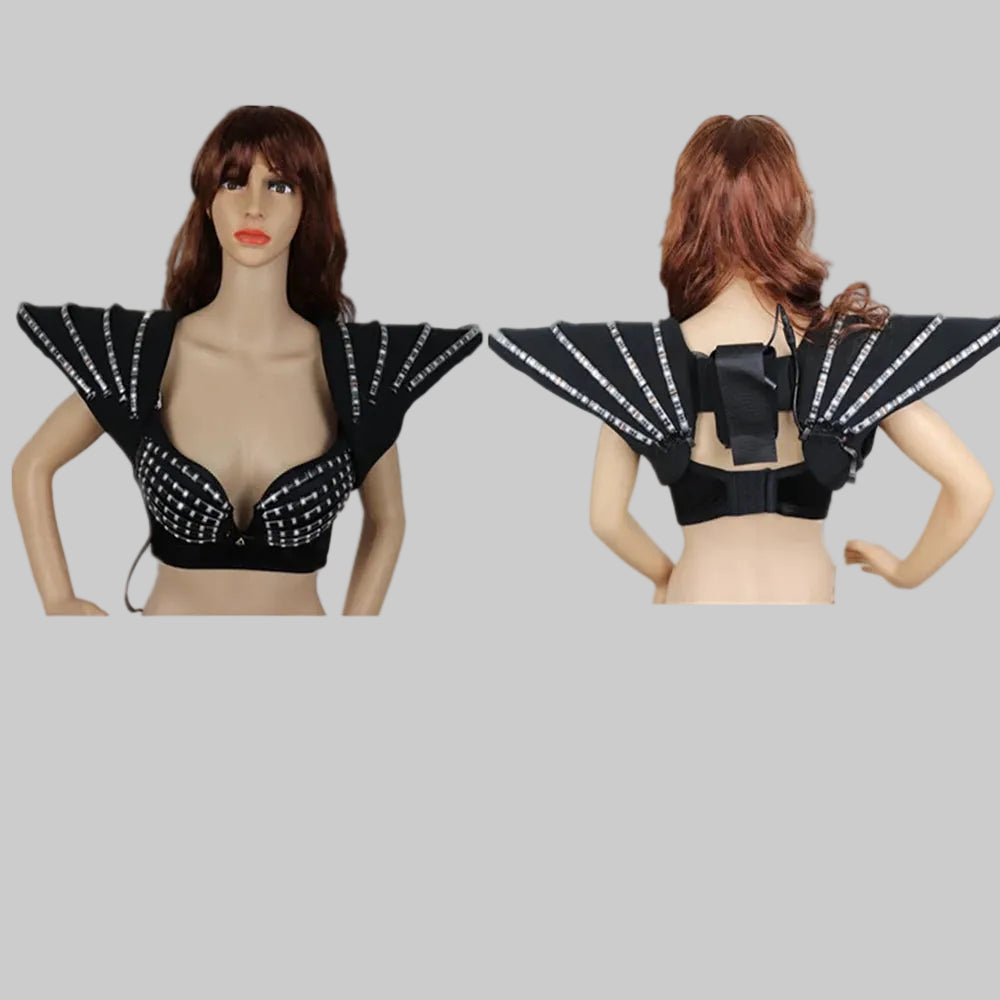 LED Light Up Performance Costume - Remote Control Futuristic Dance Outfit