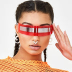 Visor Sunglasses | Futuristic Mirror Lens | Unisex