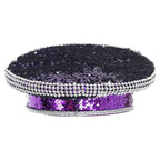Sequin Rhinestone Military Hat | Steampunk Goggles | One Size