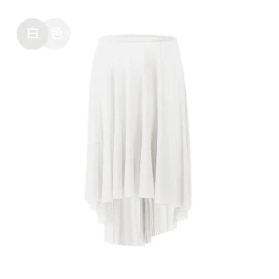 Mid-Length Mesh Ballet Skirt | Draped Tulle | One Size