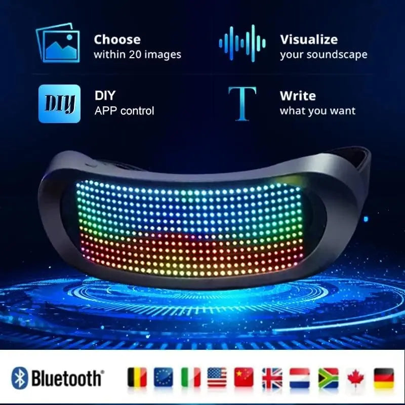 Programmable LED Glasses | Rave