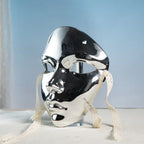 Metallic Full-Face Mask | Silver & Gold | Cosplay & Masquerade