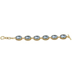 Cameo Charm Bracelet | Gold-Tone | Lady Queen