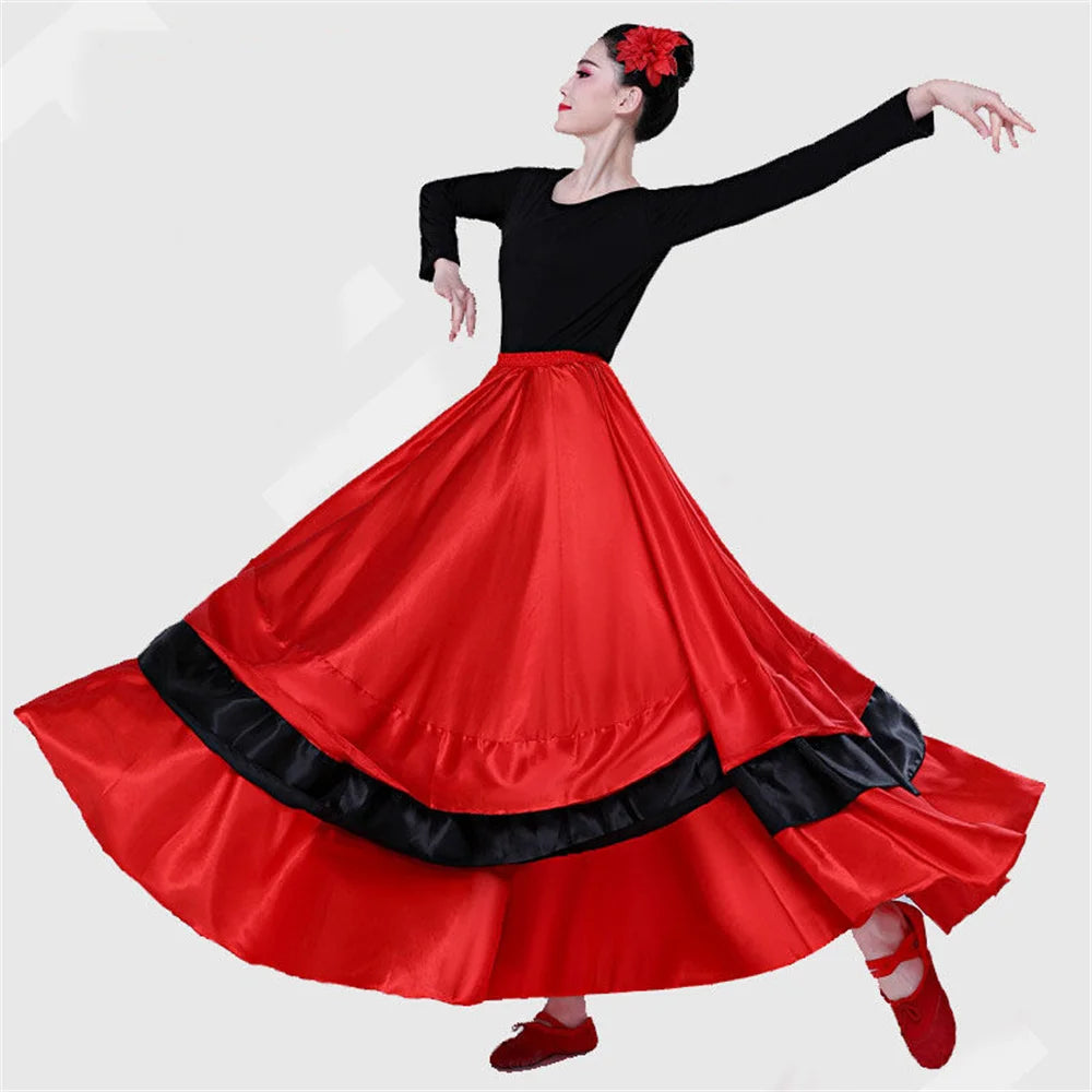 Flamenco Ruffle Skirt | Multi-Tier Swing | 180–720°