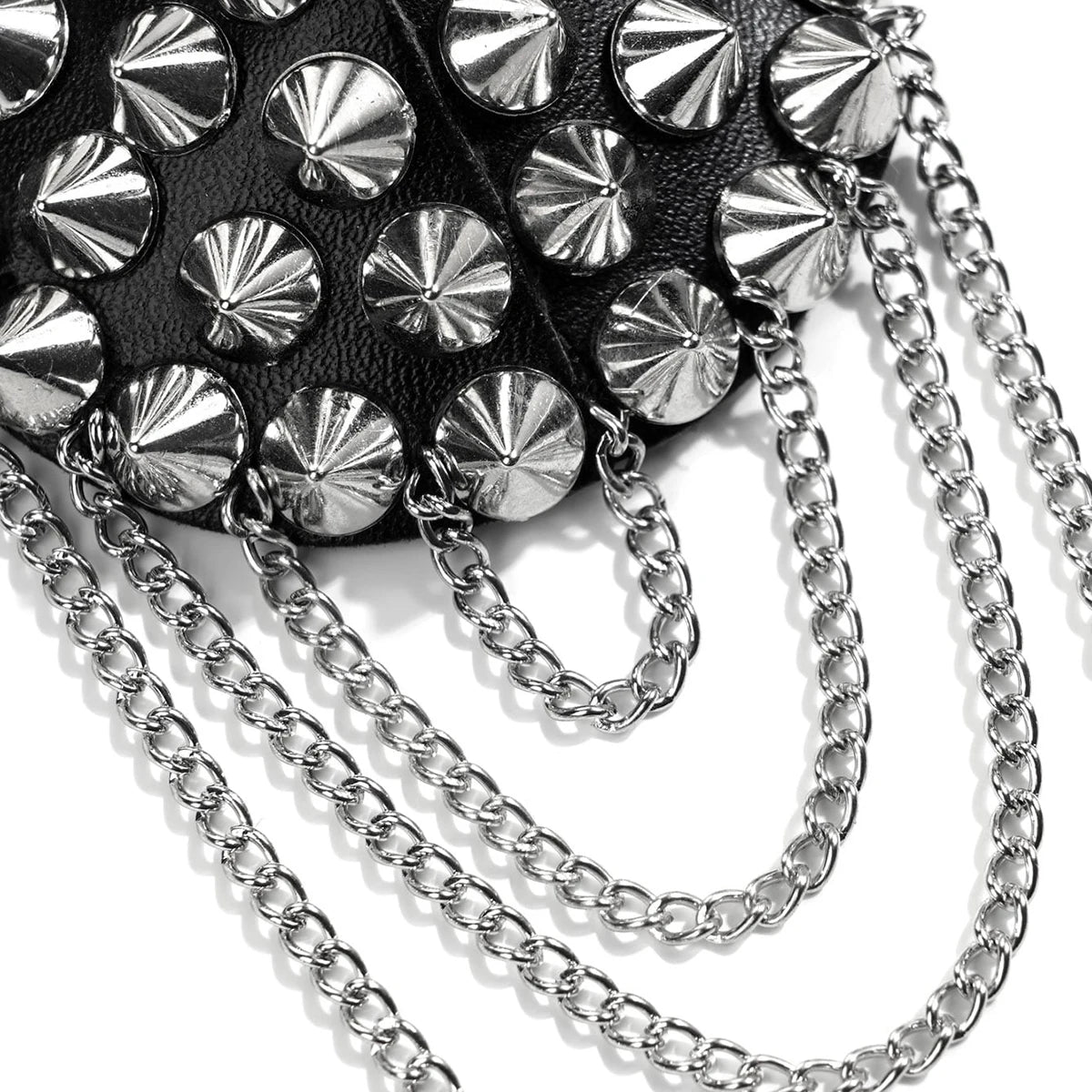 Spiked Nipple Pasties | Chain Drape | Gothic Stage