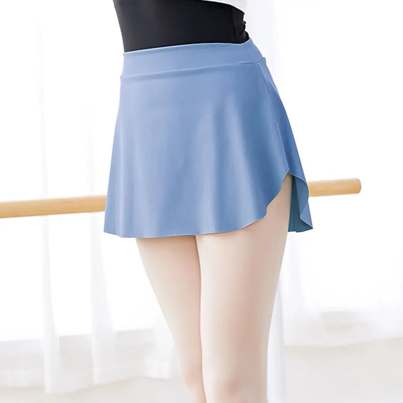 Curved Ballet Wrap Skirt | Side Split | Women | S–XXL