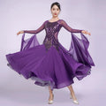 Ballroom Dance Dress | Sequin Glitter Mesh | S-3XL