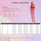 Candy Cane Jumpsuit | Christmas Stripes