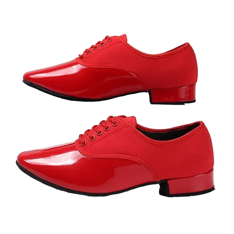 Men’s Ballroom Shoes | Glossy Lace-Up
