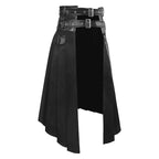Gothic Skirt | Buckle & Chain Detail