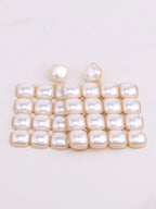 Pearl Dangle Earrings | 3 Shapes | Clip or Pin