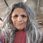 Elderly Woman Mask | Grey Hair