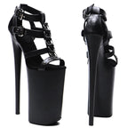10-Inch Matte Platform Heels - Exotic Dance Sandals