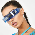 Visor Sunglasses | Futuristic Mirror Lens | Unisex